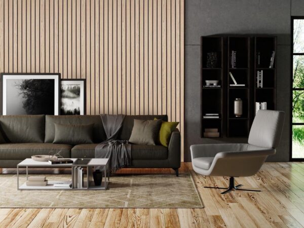 Wash Oak Luxury Acoustic Wall Panel - Image 2