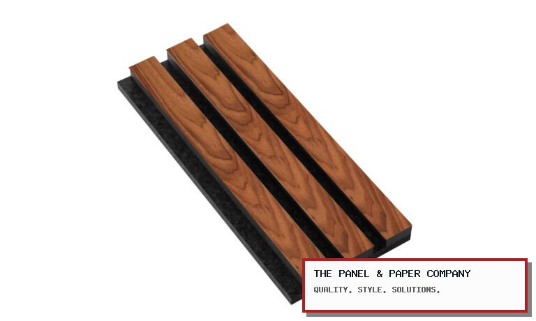 Walnut Acoustic Wall Panel Sample in Epsom: London Area Guide in a UK interior