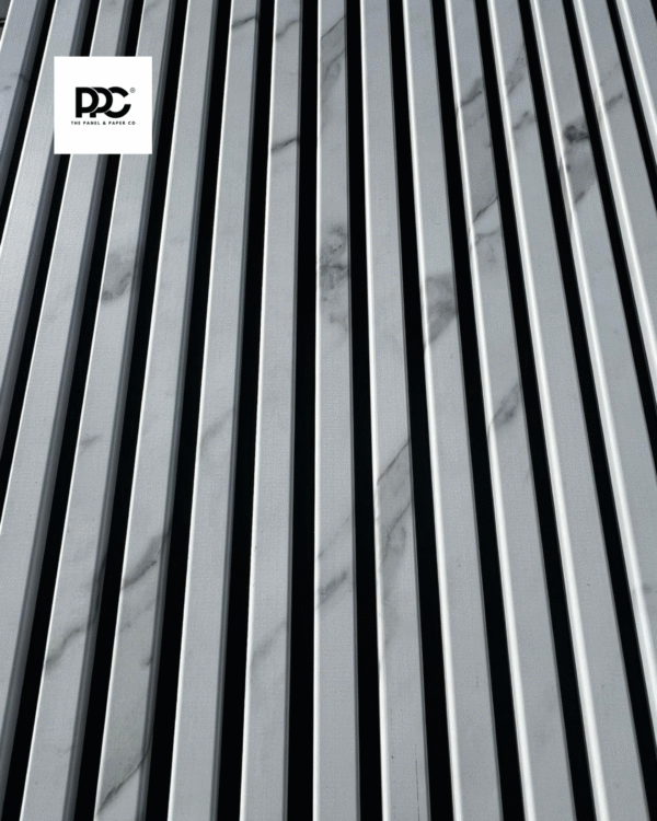 3 Sided Carerra Marble Acoustic Wall Panel - Image 3