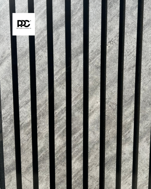 Charcoal Marble Acoustic Wall Panel - Image 3