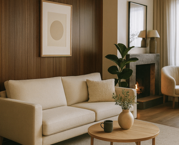 WPC FLAT Wall Panels  - Walnut (Dark Oak)