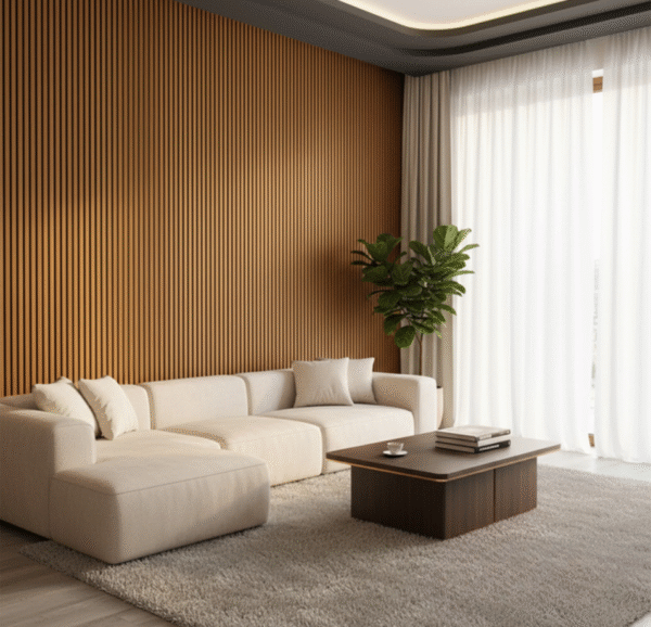 PPC® WPC 3D SLAT Wall Panels 235×15.2cm (SET of 14) – Light Oak