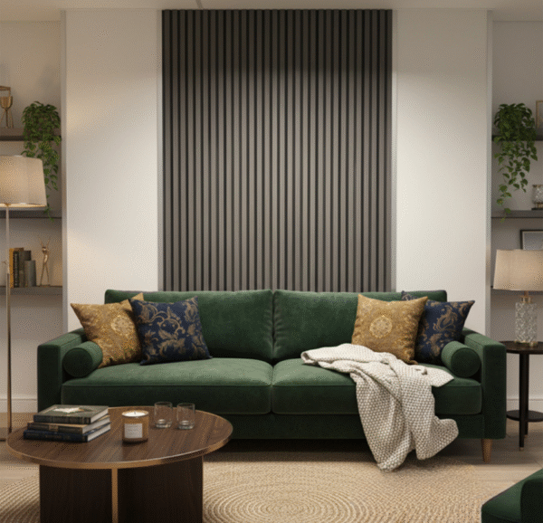 PPC® WPC 3D SLAT Wall Panels 235×15.2cm (SET of 14) – Mid Grey