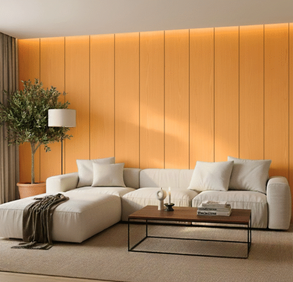 PPC® WPC FLAT Decorative Wall Panels 236×40cm (SET of 5) - Light Oak