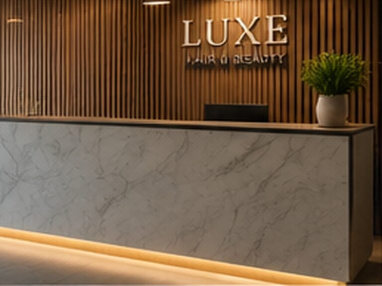 Slat wall panels Ilford example