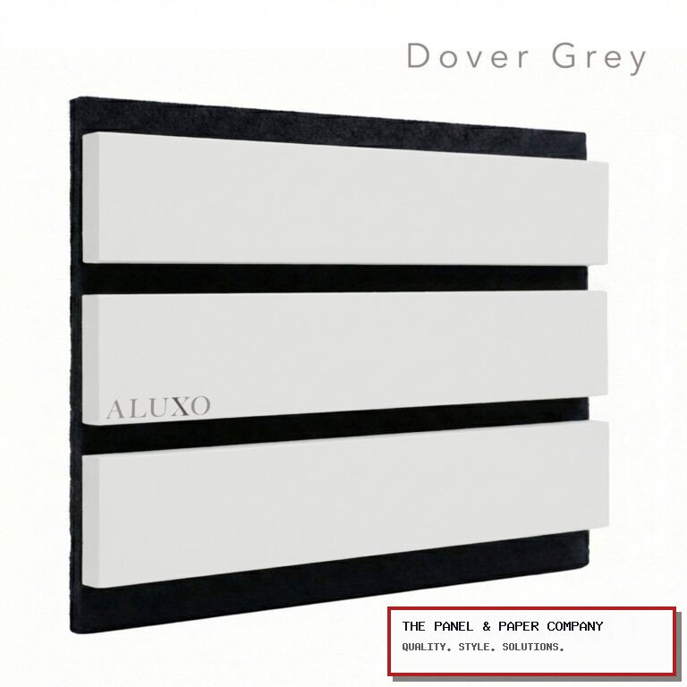 Premium Wide Dove Grey Coloured Wall Panel - 3-Sided Wrap Design 240cm x 30cm in Greenwich: London Wall Panel Guide in a UK interior