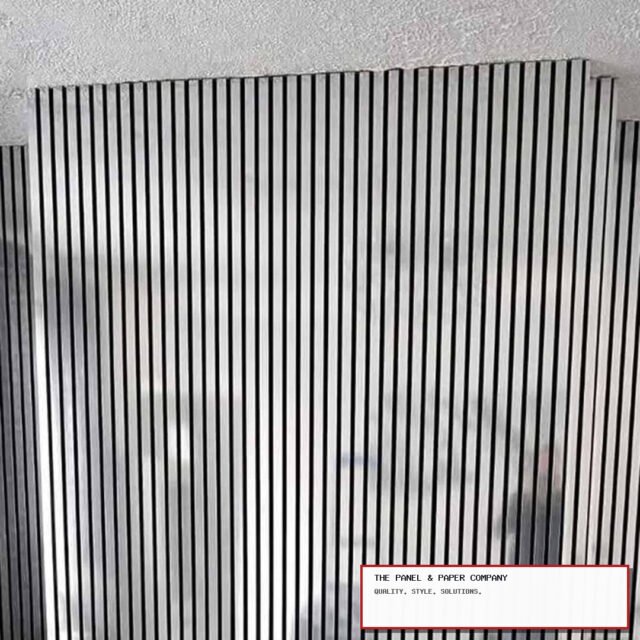 Silver Chrome Acoustic Wall Panel image 1