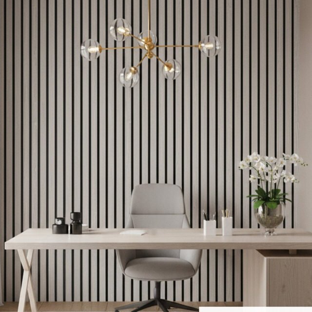 Grey Acoustic Wall Panel 240 x 60cm acoustic wall panel UK