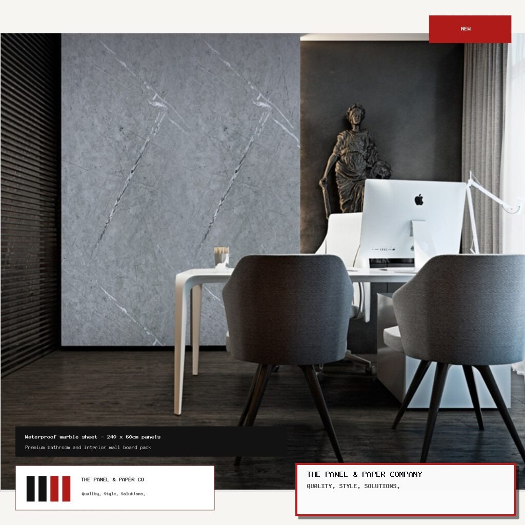 Bathroom Wall Panels available from The Panel & Paper Company in London