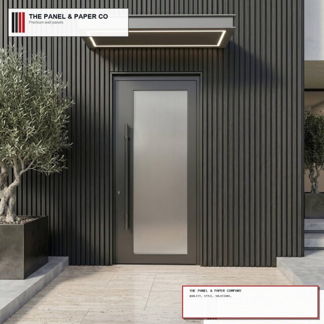 Outdoor Composite Cladding Standard Slat - Black Oak - 180cm / 290cm (Set of 4) - The Panel & Paper Company