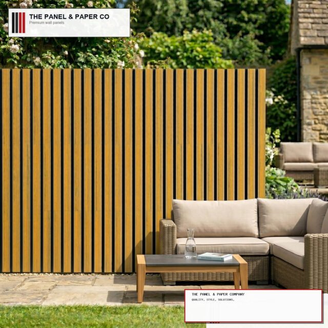 Outdoor Composite Cladding Standard Slat - Walnut - 180cm / 290cm (Set of 4) - The Panel & Paper Company