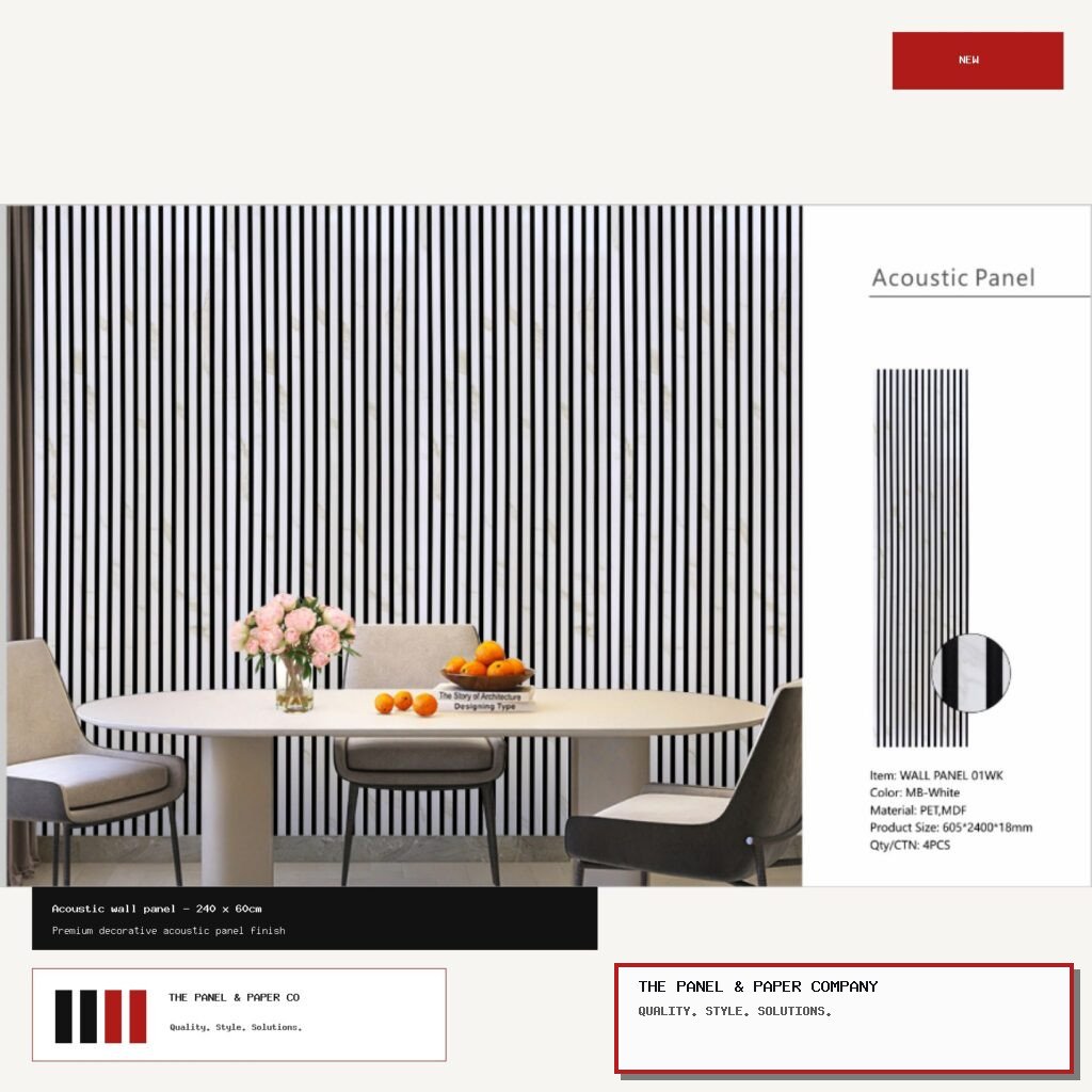 White Marble Acoustic Wall Panel in West London: London Wall Panel Guide in a UK interior