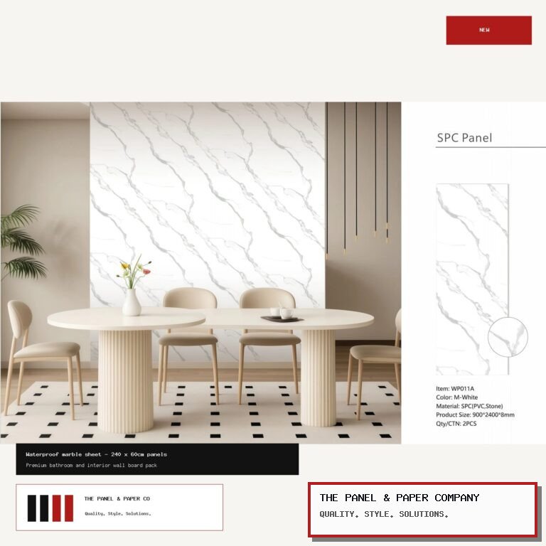 Marble Sheets for Bathrooms: Waterproof Wall Panel Ideas for London Homes in a UK interior