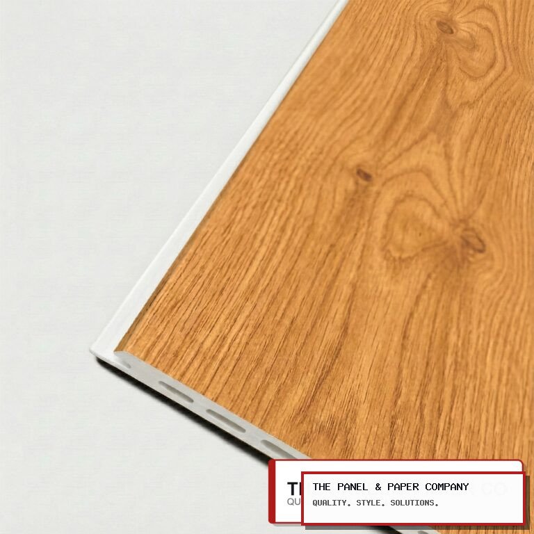 WPC Flat Wall Panels 236x40cm - Light Oak in Enfield: London Area Guide in a UK interior