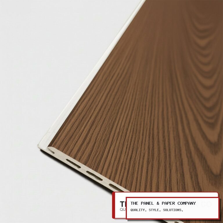 Dark Walnut Acoustic Wall Panel Sample in Billericay: London Area Guide in a UK interior