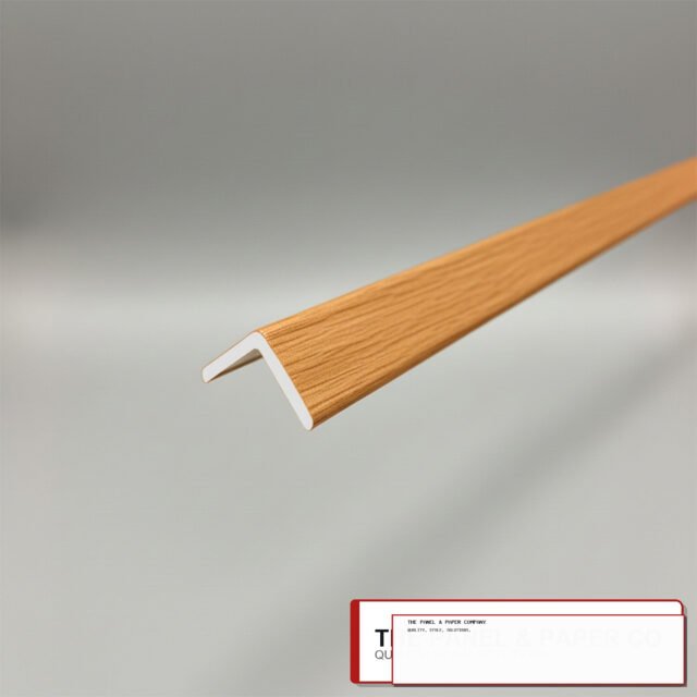 WPC Matching End Trims 235cm x 2cm x 2cm (Set of 4) - Light Oak - The Panel & Paper Co image 1