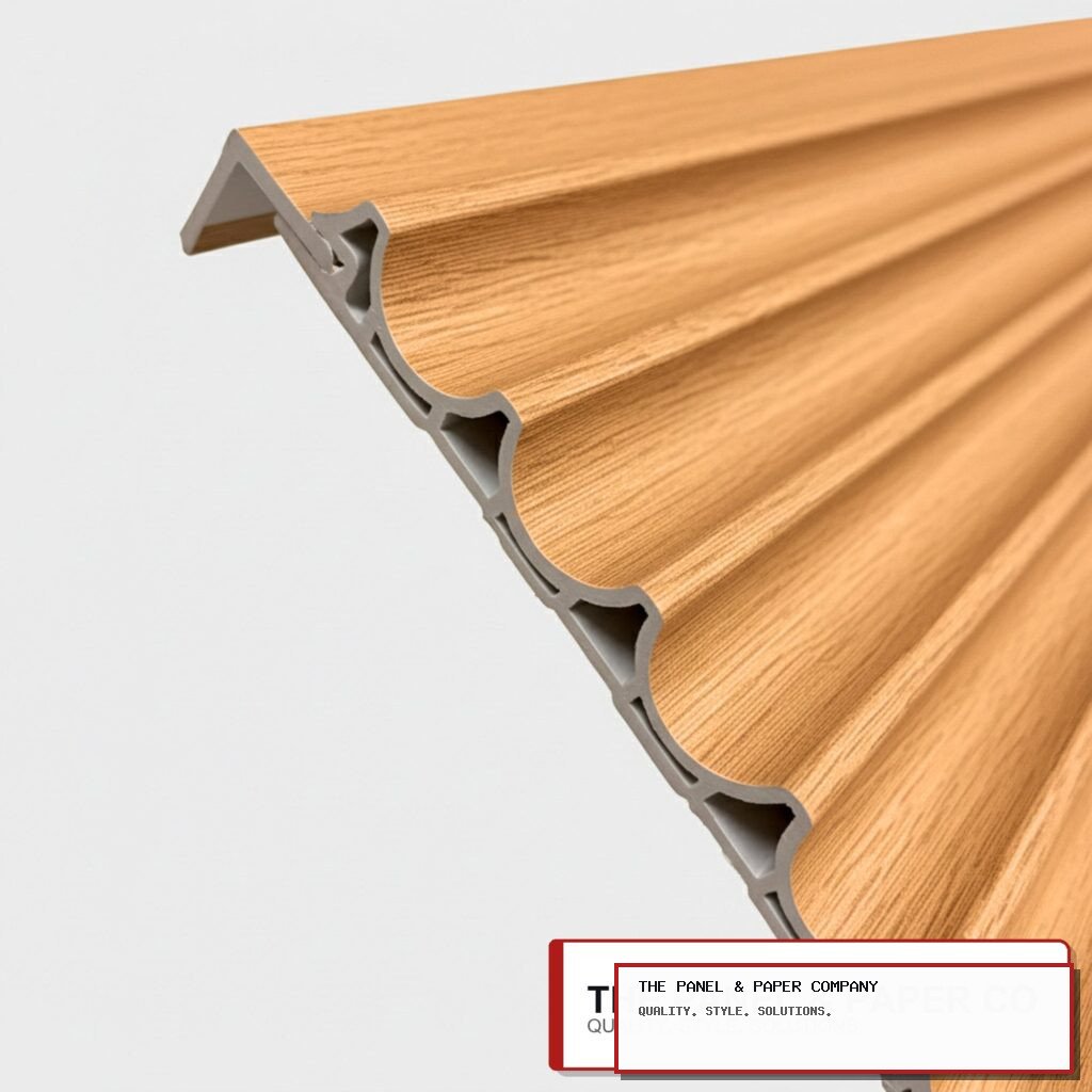 WPC Matching End Trims - Light Oak in Surrey: London Area Guide in a UK interior