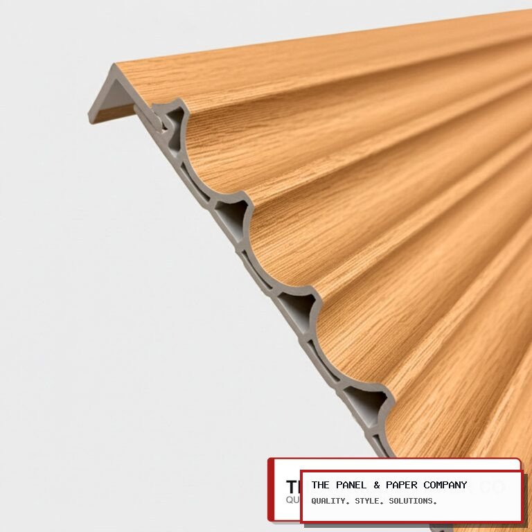 WPC Matching End Trims - Light Oak in Surrey: London Area Guide in a UK interior