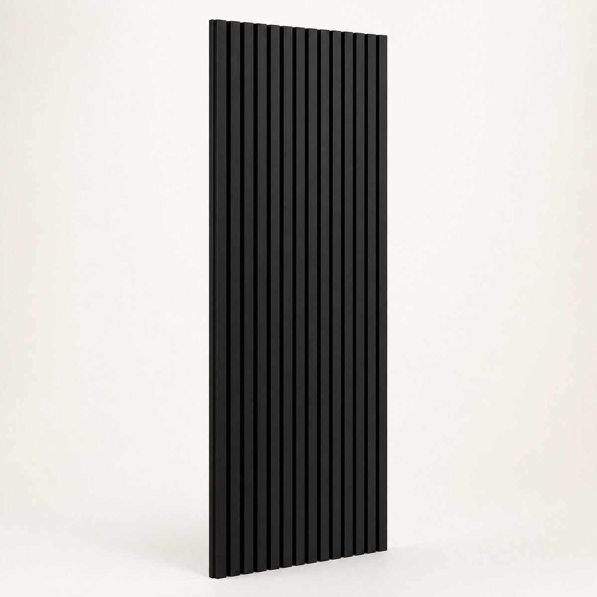 Black acoustic wall panel full panel product view