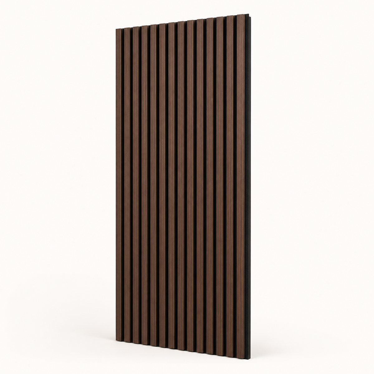 Smoked Oak acoustic wall panel full panel product view