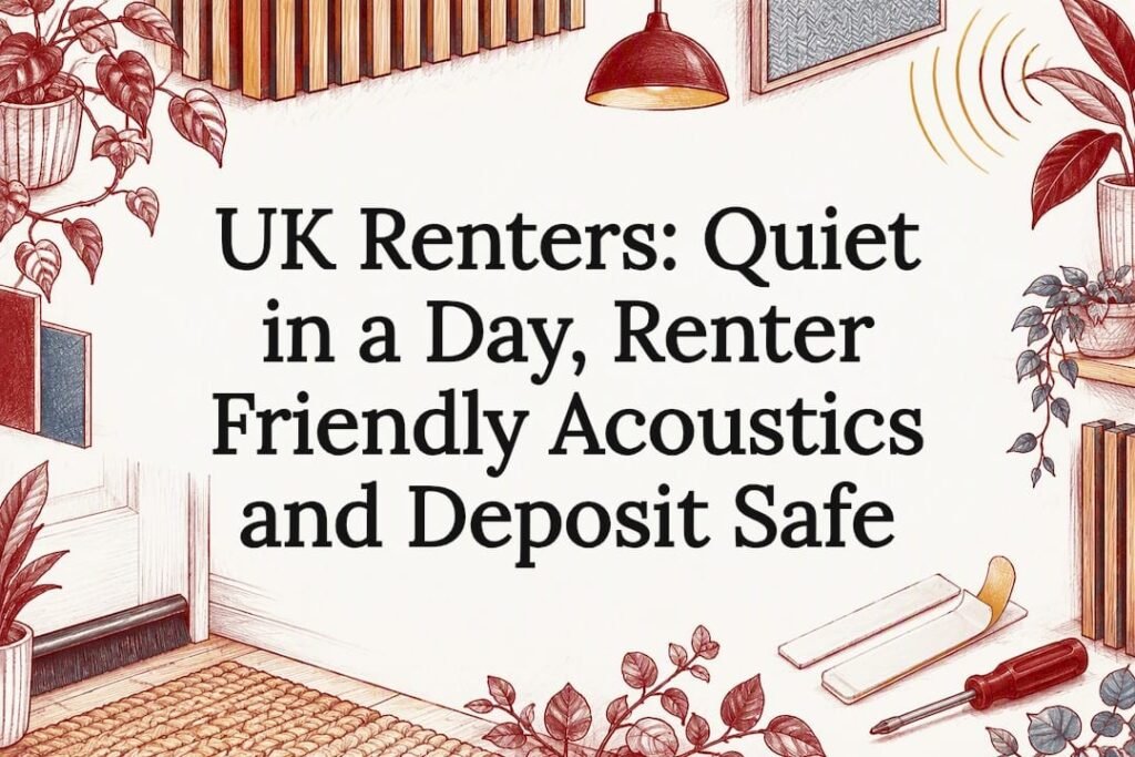 Decorative renter acoustic title card