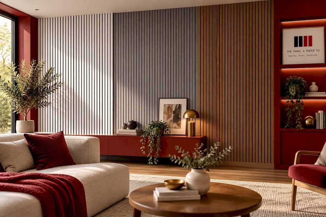 White Acoustic Wall Panel – 240 x 60cm
