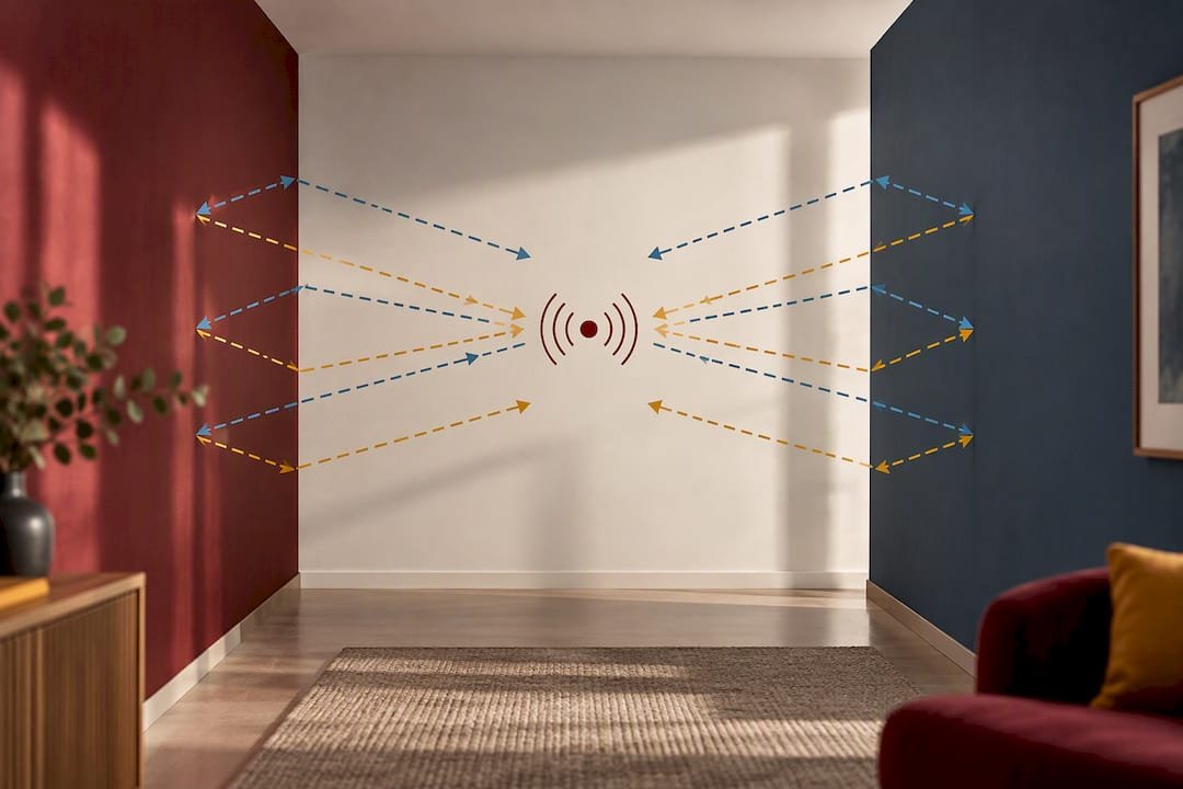 Sound reflections between parallel hard walls