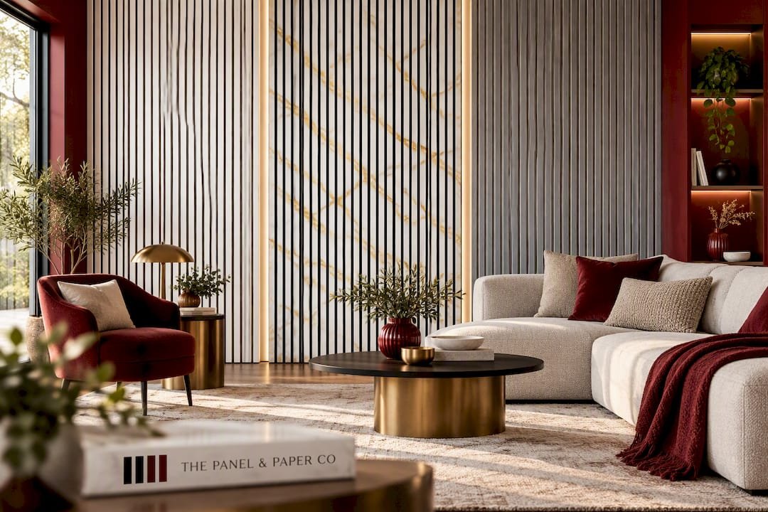 White Acoustic Wall Panel – 240 x 60cm