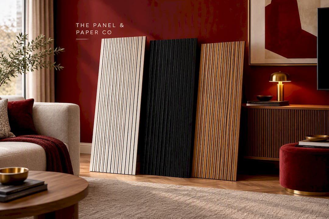 White Acoustic Wall Panel – 240 x 60cm