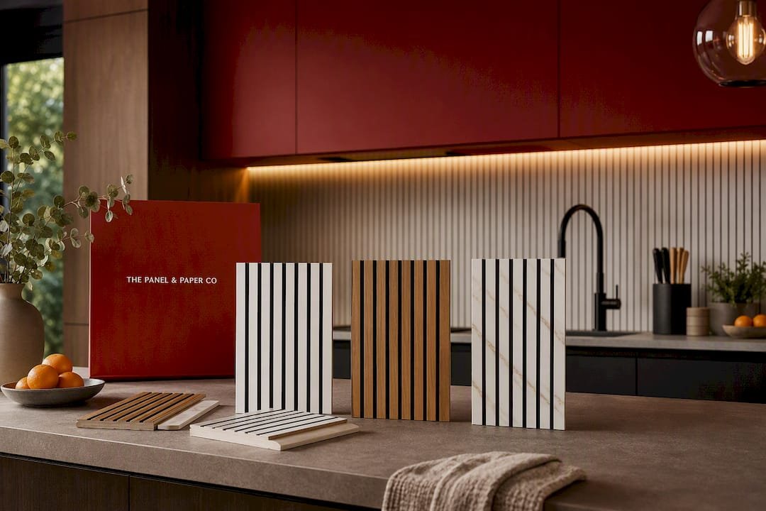 White Acoustic Wall Panel – 240 x 60cm