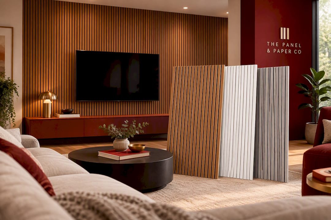 Ultra Low Cost Teak Oak Acoustic Wall Panel
