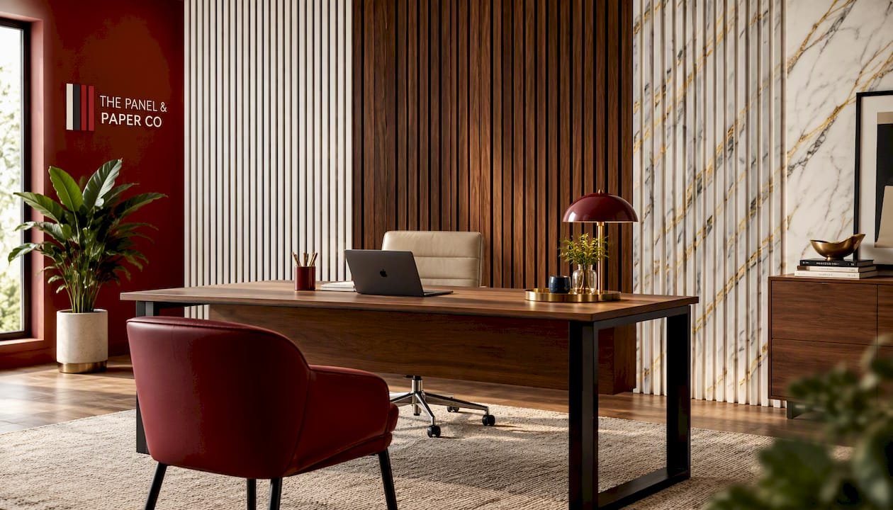 White Acoustic Wall Panel 240 x 60cm