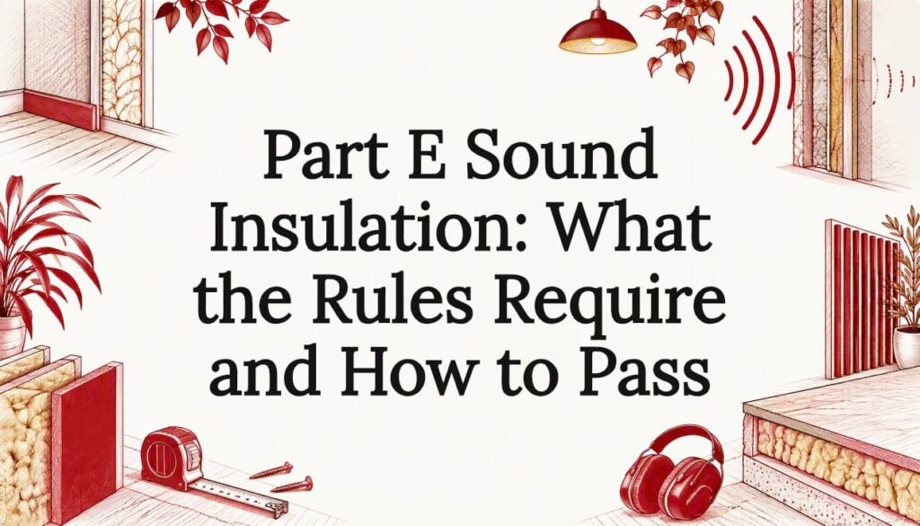 Hand-drawn sound insulation title card