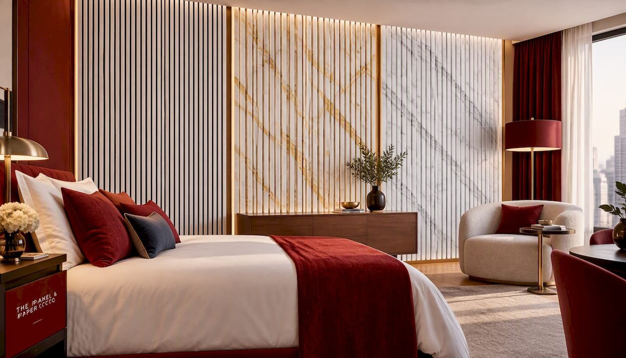 White Acoustic Wall Panel  240 x 60cm
